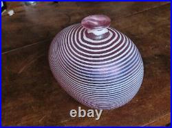 1985 Vintage KOSTA BODA Sweden BERTIL VALLIEN Signed APHRODITE Art Glass Vase
