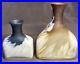 (2) Monica Backstrom Kosta Boda AB Sweden Cased Art Glass Bottle Vases