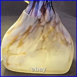 (2) Monica Backstrom Kosta Boda AB Sweden Cased Art Glass Bottle Vases