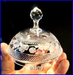 A Beautiful Early Kosta Boda Crystal Comport Signed