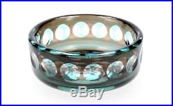 A Kosta Boda Ove Sandeberg art glass bowl Swedish Optical design