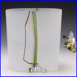 A Large Kosta Boda Bertil Vallien Rainbow Series Vase Y8288 c1970