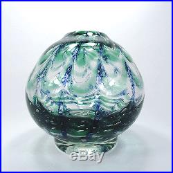 Art Deco Glas Vase, 2,2 kg, Kosta Boda Glasbruk, Art Glass Sweden ca 1930