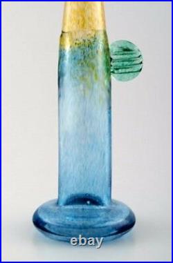Art glass vase, designed by Bertel Vallien for Kosta Boda