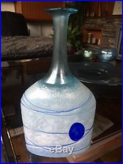 Artists Collection Kosta Boda Large Galaxy Blue Vase 48015 by Bertil Vallien