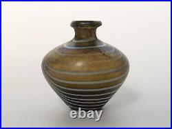 BERTIL VALLIEN KOSTA BODA Vase Minos Glass Signed 1984