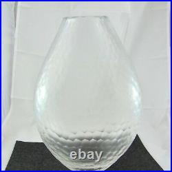Beautiful Kosta Boda Ann electoral current art glass vase approx. 30.5 cm high