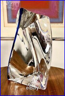 Beautiful Kosta Boda Art Glass Sculpture By Goran Warff. Signed. Excellent Cond