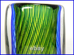 Beautiful Vicke Lindstrand Design Kosta Boda Glass Vase / Glass Vase 20.5cm