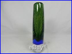 Beautiful Vicke Lindstrand Design Kosta Boda glass vase / Glas Vase 20,5 cm