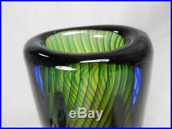 Beautiful Vicke Lindstrand Design Kosta Boda glass vase / Glas Vase 20,5 cm