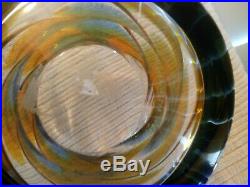 Beautiful Vintage Rare Kosta Boda Vase Goran Warff Coloful Signed & Numbered