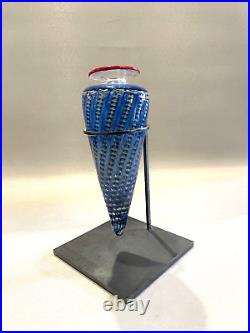 Beril Vallien Kosta Boda Limited Edition Hand Blown Art Glass Amphora & Stand