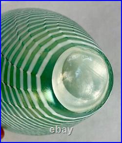 Bertil Vallien Costa Floor Glass Vase Minos 70s / 80s Iridescent 24.5cm