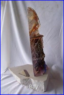 Bertil Vallien Kosta Boda Art Glass Sculpture 19 High Heading 1