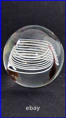 Bertil Vallien Kosta Wedding Atwlje Paperweight Glass