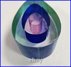 Bertil Vallien for Kosta Boda EGG Signed Numbered Art Glass Paperweight