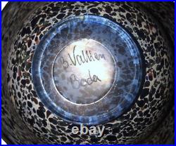 Boda Afors Bertil Vallien'Bagdad' Art Glass Flared Top Bowl