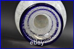 Designer Glass Vase Hand Blown Speckled Kosta Boda Sweden 13,5cm 13cy