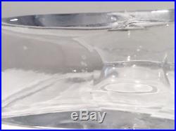 Erik Hoglund Glass Decanter For Boda Sweden w Original Stopper