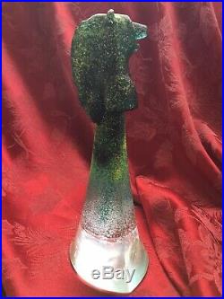FLAWLESS Exquisite KOSTA BODA Sweden KJELL ENGMAN CATWALK Glass BEAR Figurine