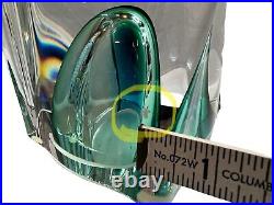 GORAN WARFF KOSTA BODA Sculpture Art Glass Paperweight Signed 98806 Flaw