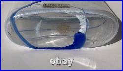 Galaxy Blue GlassVase-Designed for Kosta Boda-1980-Bertil Vallien-Excellent