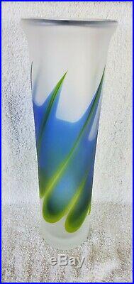 Goran Warff Blue Fire Vase