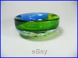 Göran Wärff Glas Schale Scandinavian Art Glass bowl Sweden Kosta Boda Design