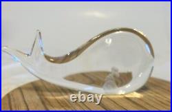 JONAH & THE WHALE ViCKE LiNDSTRAND KOSTA BODA Sweden Art Glass