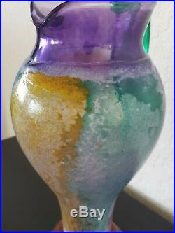 KOSTA BODA CAN CAN PITCHER BY KJELL ENGMAN SIGNED #89147 Scandinavian Art Glass
