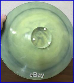 KOSTA BODA Centerpiece Bowl Platter BlueGreen REEF Art Glass 14 Martti Rytkonen