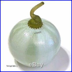 KOSTA BODA Fruit FRUTTERIA X-Large Melon Gunnel Sahlin / VINTAGE COLLECTABLE