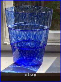 KOSTA BODA GLASS VASE MEZZO Ann electoral flow Design 30 cm blue Sweden
