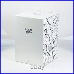 KOSTA BODA GUNNEL SAHLIN Scribble Object Vase 2005