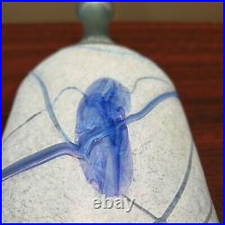 KOSTA BODA Galaxy Blue Art Glass 8.75 Bottle/Vase Signed Bertil Vallien