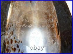 KOSTA BODA Glass BERTIL VALLIEN Sweden SATELLITE Bottle Vase 12 1/4 Tall 89253
