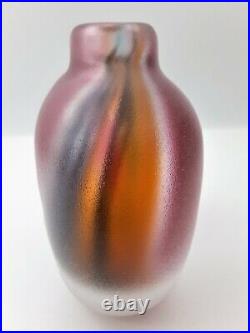 KOSTA BODA Royal Art Collection Vase #47924 signed by Goran Warff 5-1/2