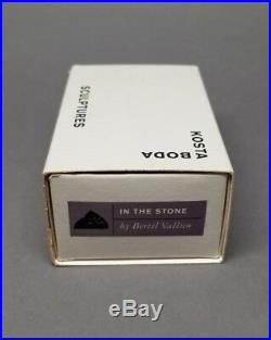 KOSTA BODA SWEDEN IN THE STONE DESIGNED BY BERTIL VALLIEN with Box READ