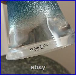 KOSTA BODA Sweden Art Glass HORSE Figure Kjell Engman WELL series sculpture 9