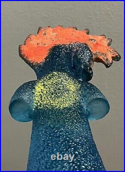 KOSTA BODA Sweden Art Glass HORSE Figure Kjell Engman WELL series sculpture 9