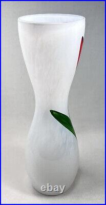 KOSTA BODA vase TULIPA RED with box Ulrica Hydman-Vallien Sweden
