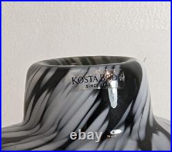 Kosta Boda Ann Wahlstrom Small Studio Glass Egg Nest Marbled Vase 40212