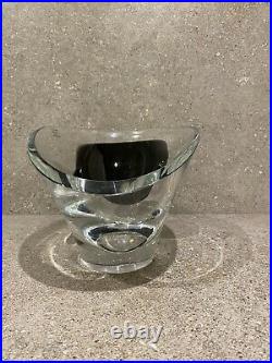 Kosta Boda Aria Crystal Bowl is designed by Swedish glass artist Goran Wärff