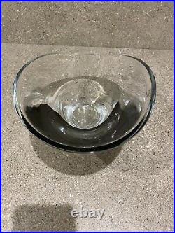 Kosta Boda Aria Crystal Bowl is designed by Swedish glass artist Goran Wärff