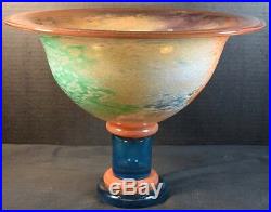 Kosta Boda Art Collection Orange Bowl or Centerpiece