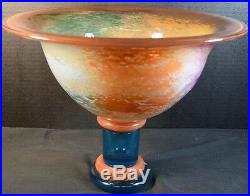 Kosta Boda Art Collection Orange Bowl or Centerpiece