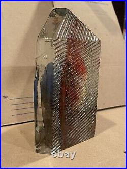 Kosta Boda Art Glass, Bertil Vallien Glass Face, LE 21/500 Rare
