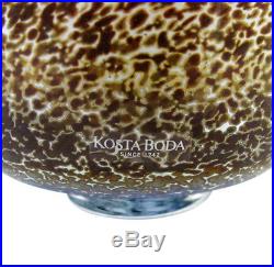Kosta Boda Art Glass Bowl Signed Bertil Vallien