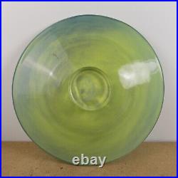 Kosta Boda Art Glass Centerpiece Bowl Martti Rytkonen Sweden 13.5 x 3.25